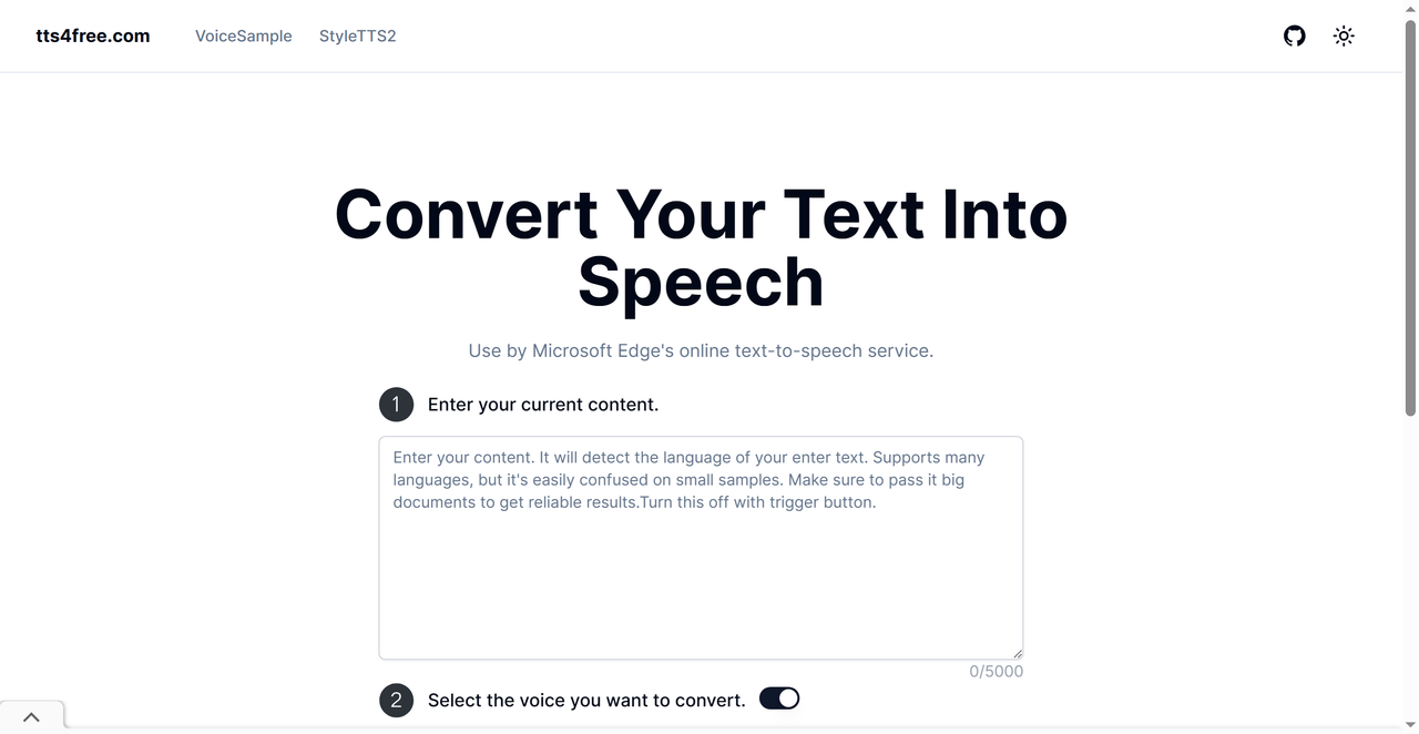 tts4free.com 截图