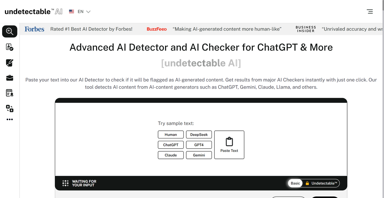 Undetectable AI 截图