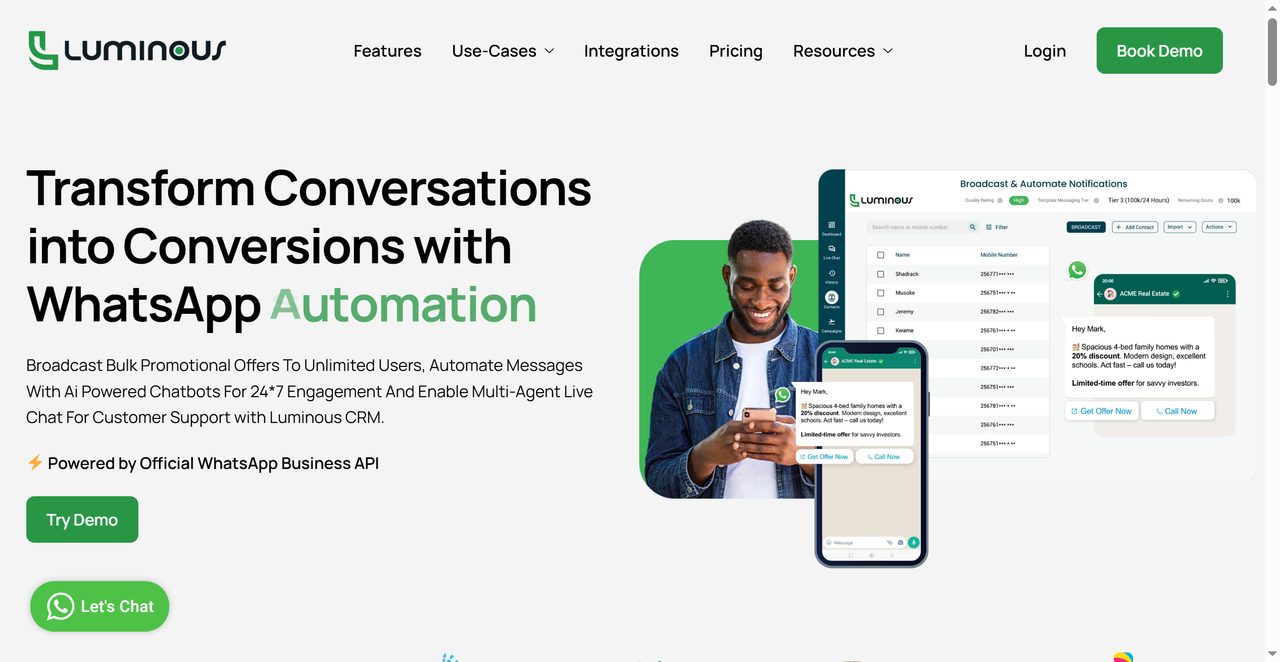 Luminous CRM 截图