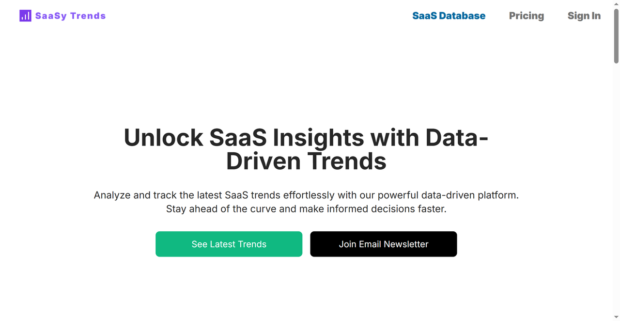 SaaSy Trends 截图