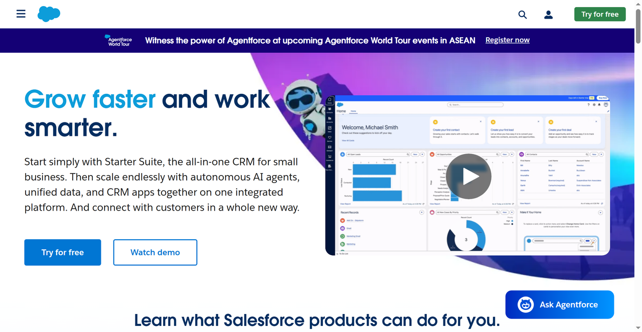 Salesforce on Alibaba Cloud 截图