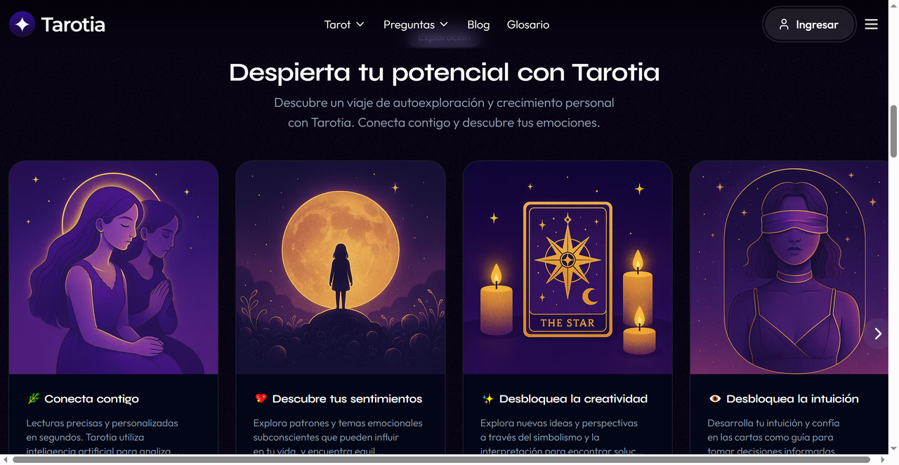 Tarotia 截图