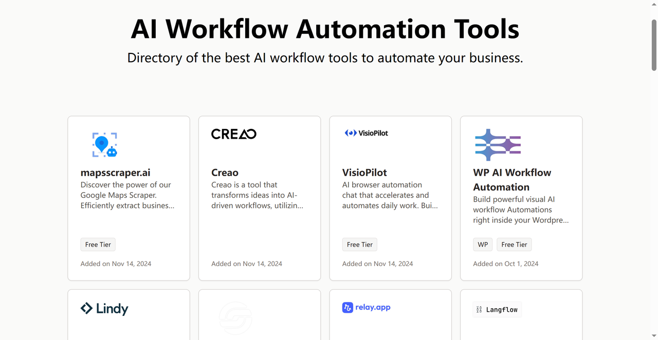 aiworkflow.tools 截图