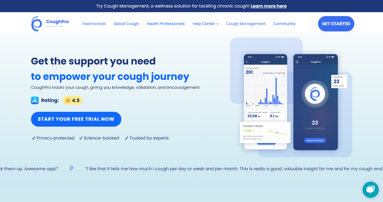 CoughPro 截图