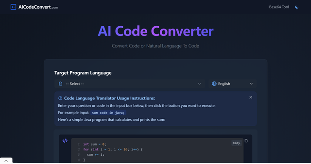 AI Code Converter