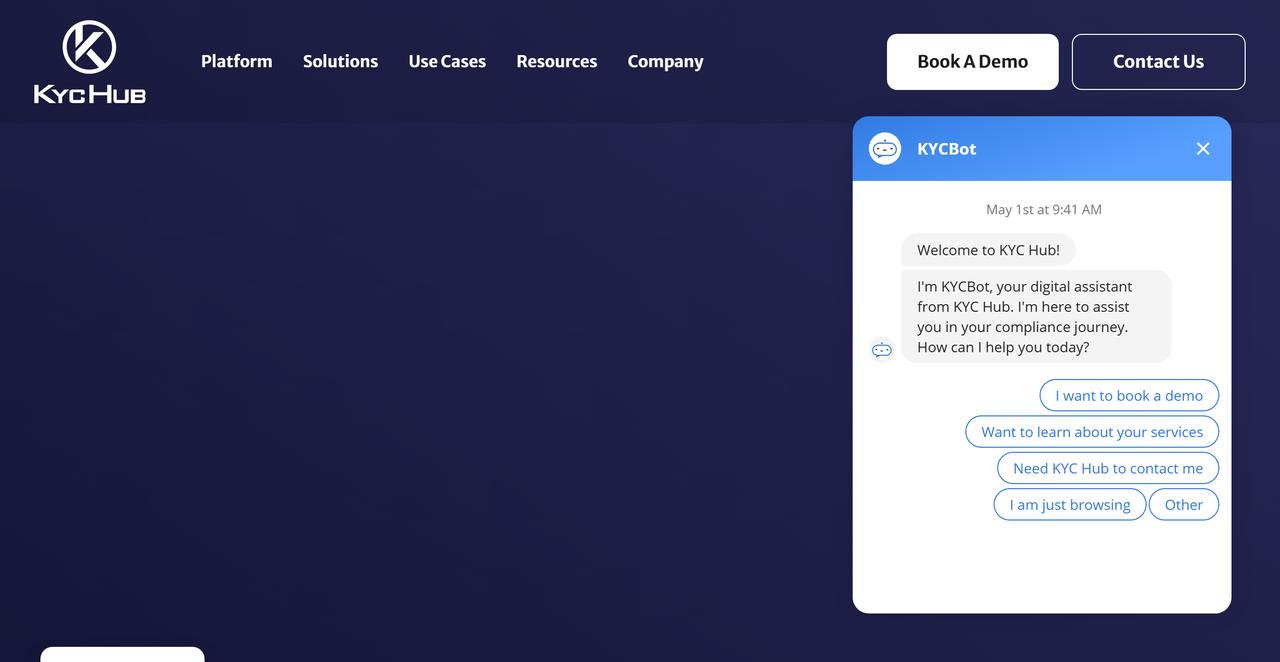 KYC Hub 截图