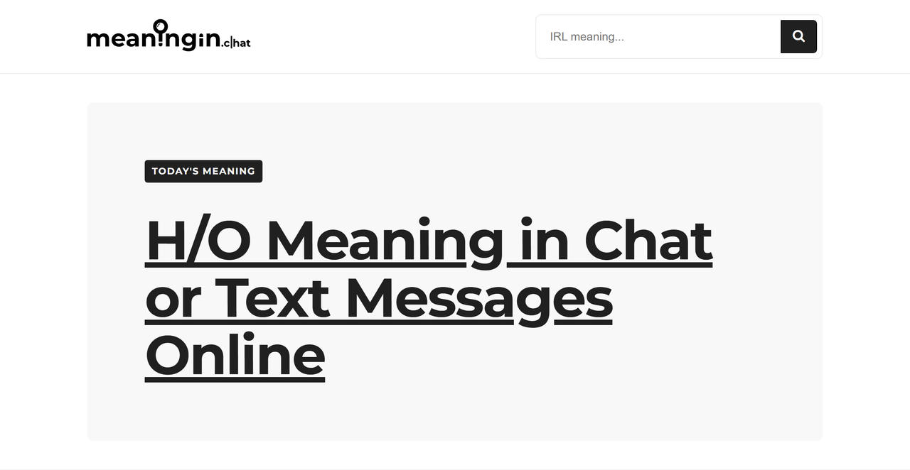 MeaningIn.Chat 截图