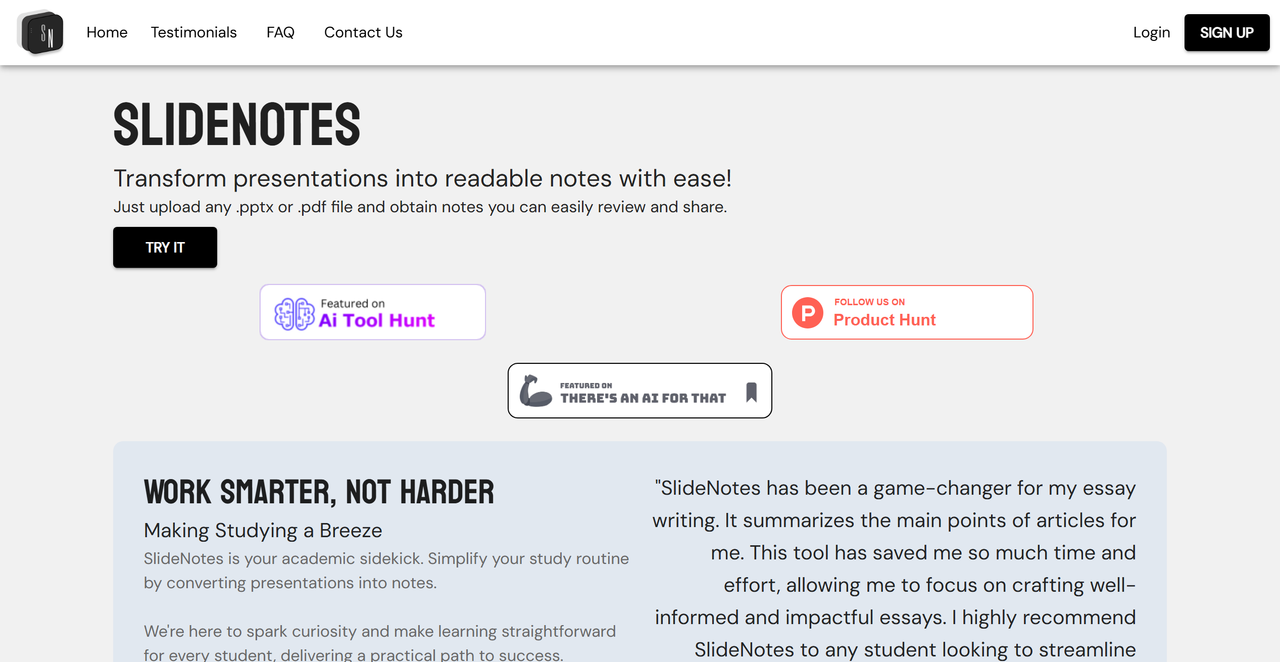 SlideNotes 截图