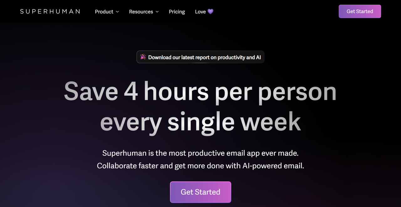 Superhuman 截图