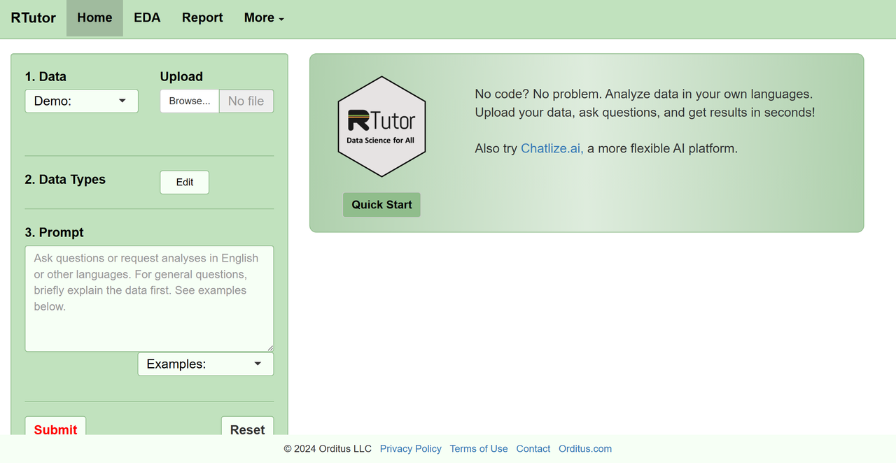RTutor 截图