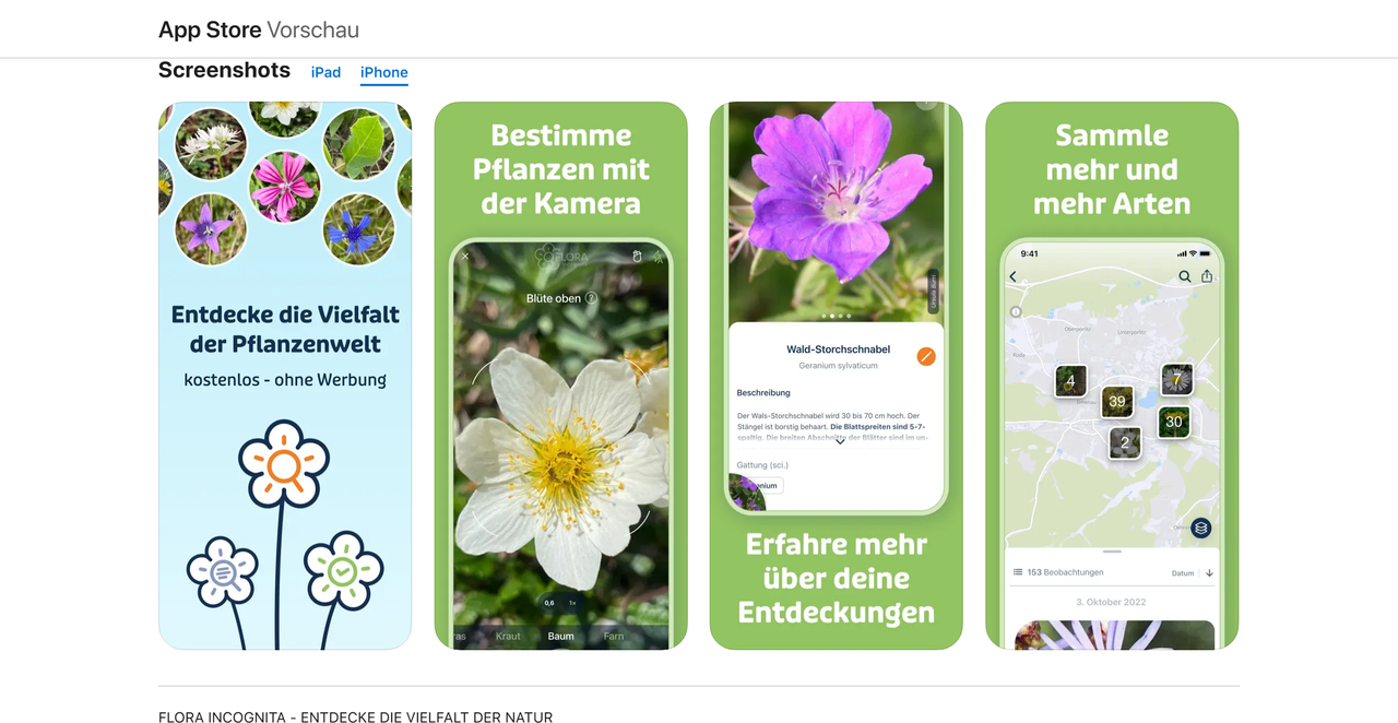 Flora Incognita 截图