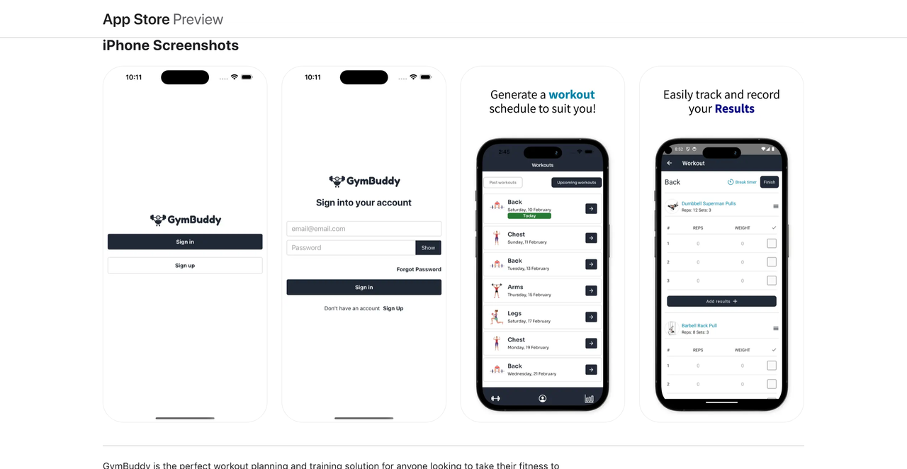 Gymbuddy.ai 截图