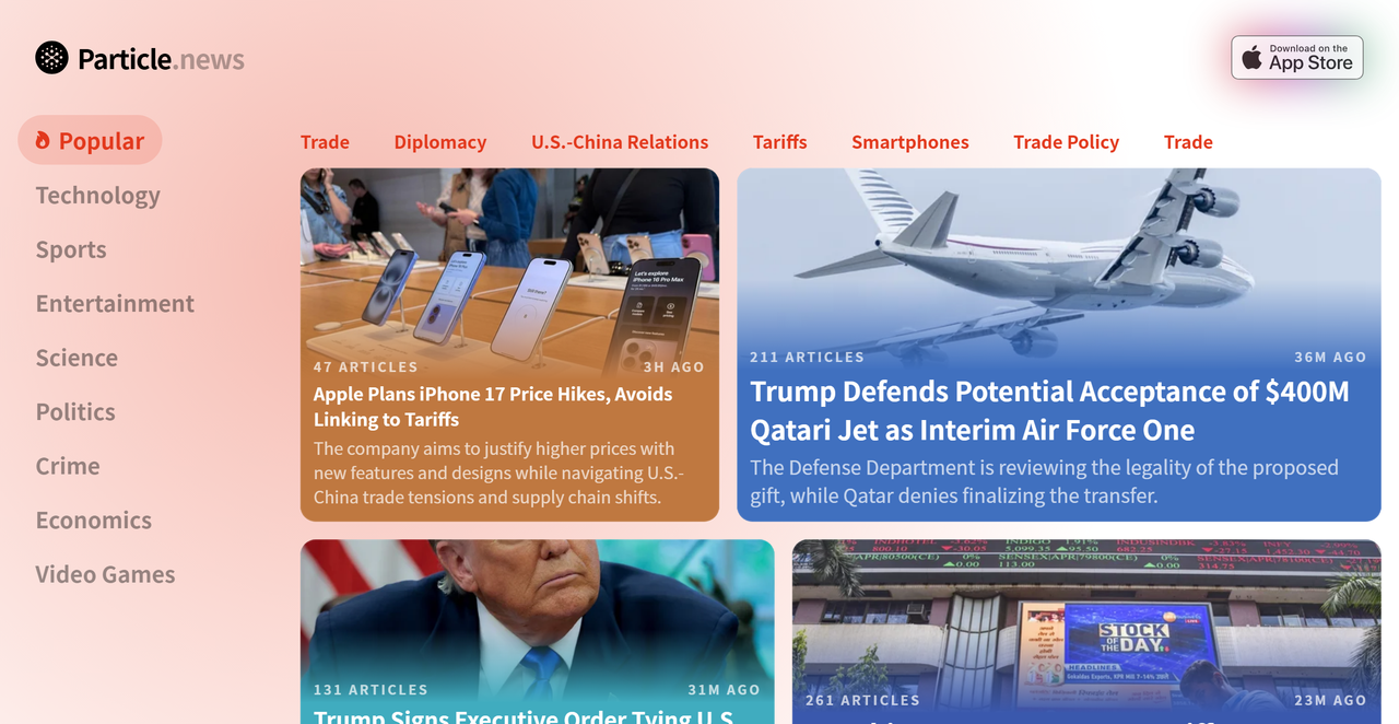 Particle News 截图