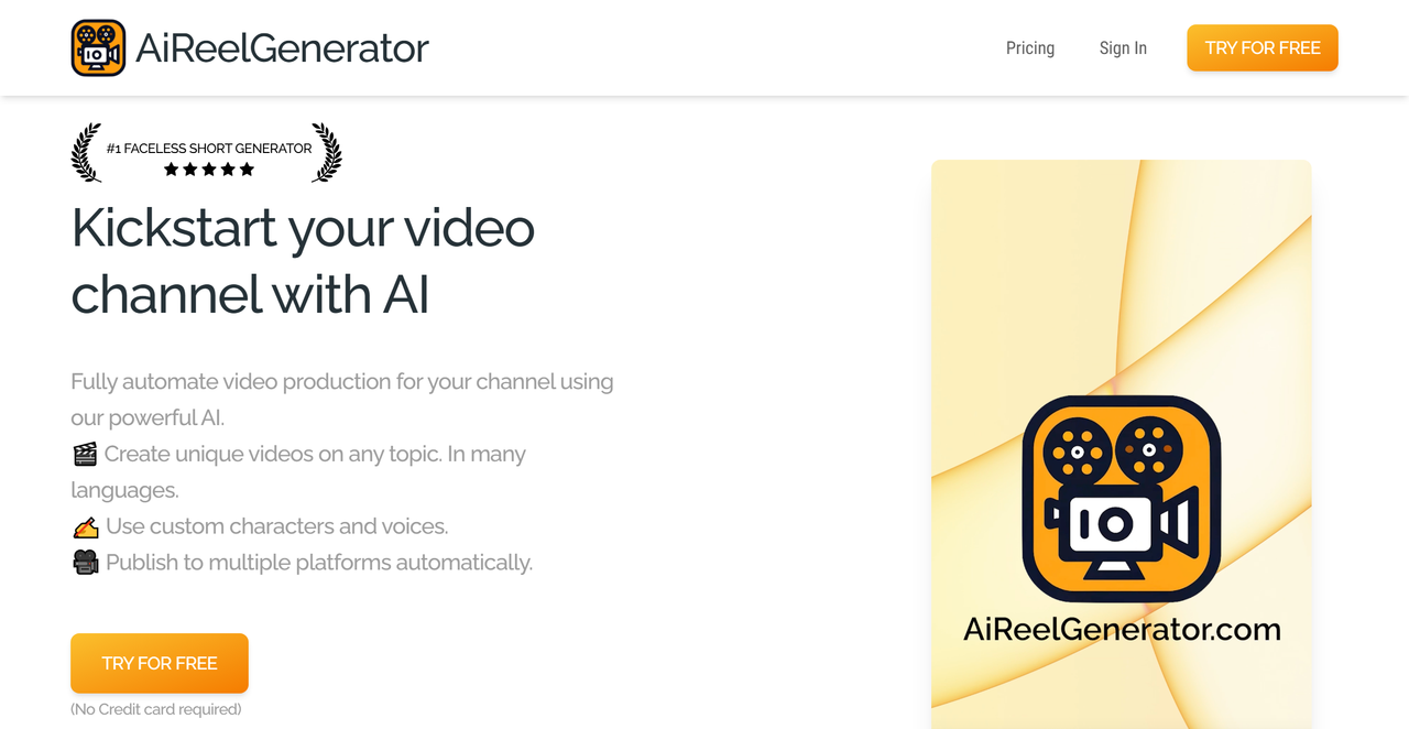 AiReelGenerator 截图