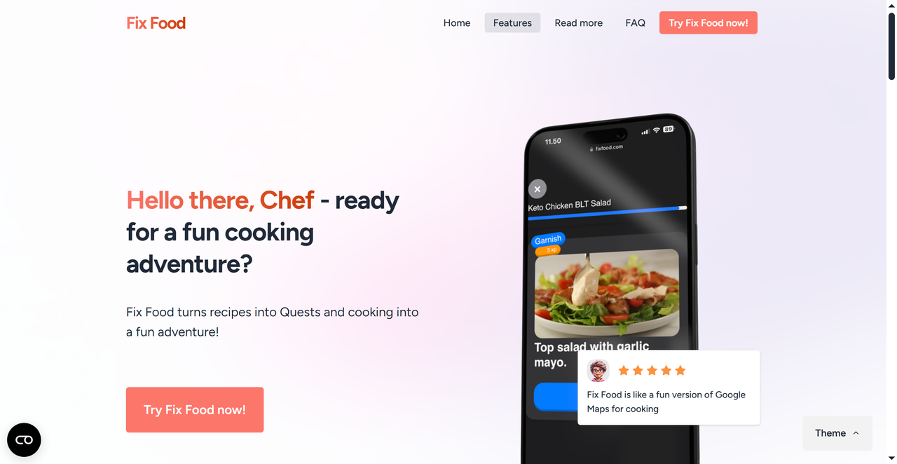 Fix Food 截图