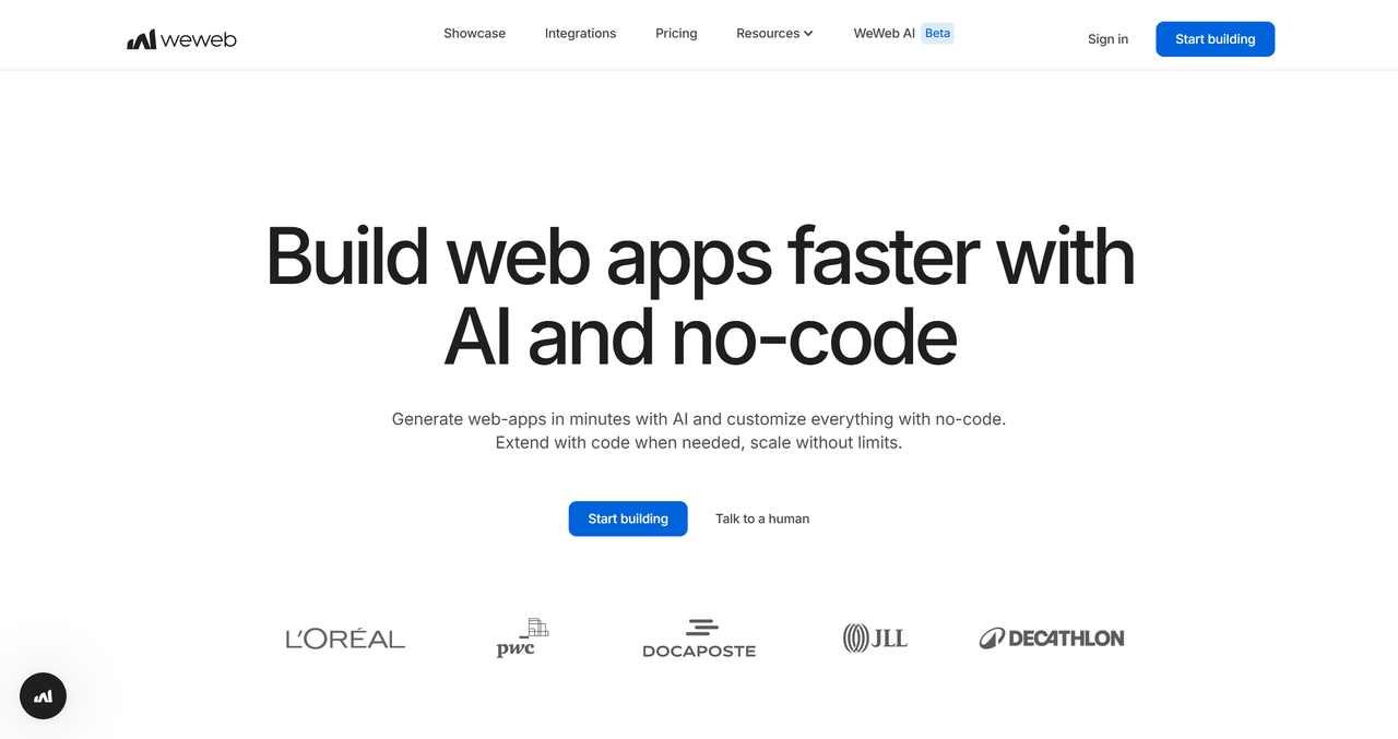 WeWeb 截图