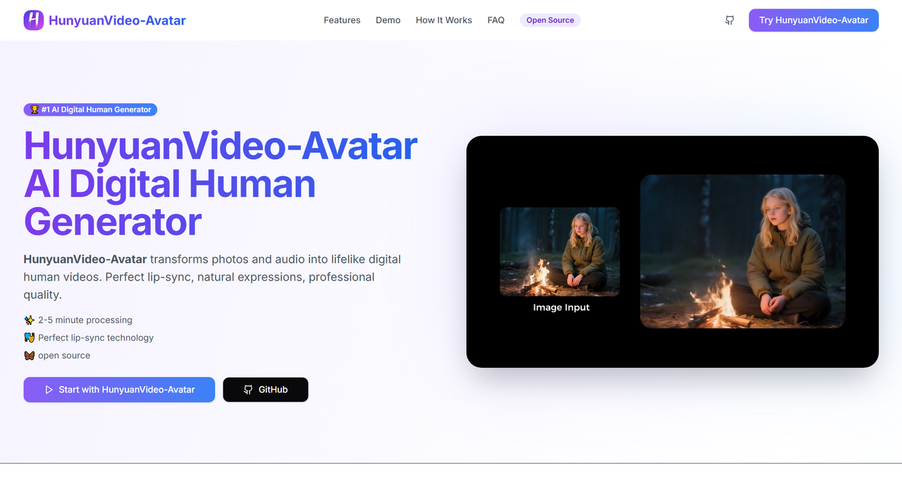 腾讯混元-Avatar 截图
