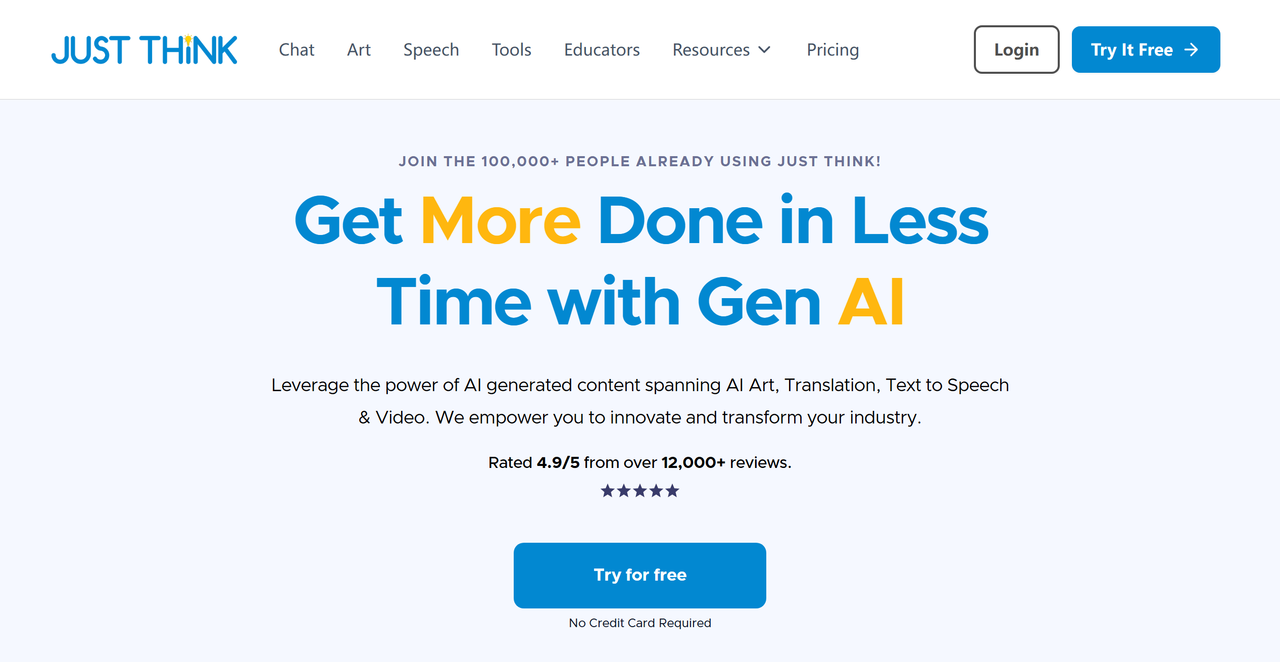 Just Think AI 截图