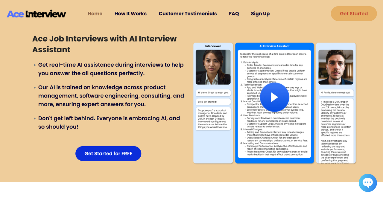 Ace Interview 截图