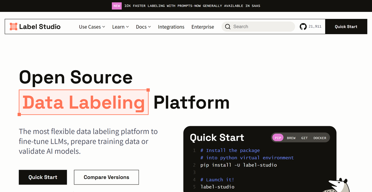 Label Studio 截图