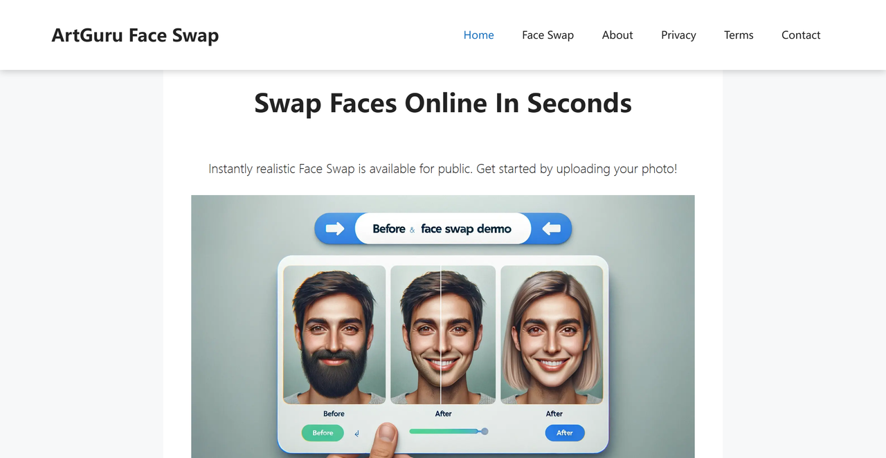 ArtGuru Face Swap 截图