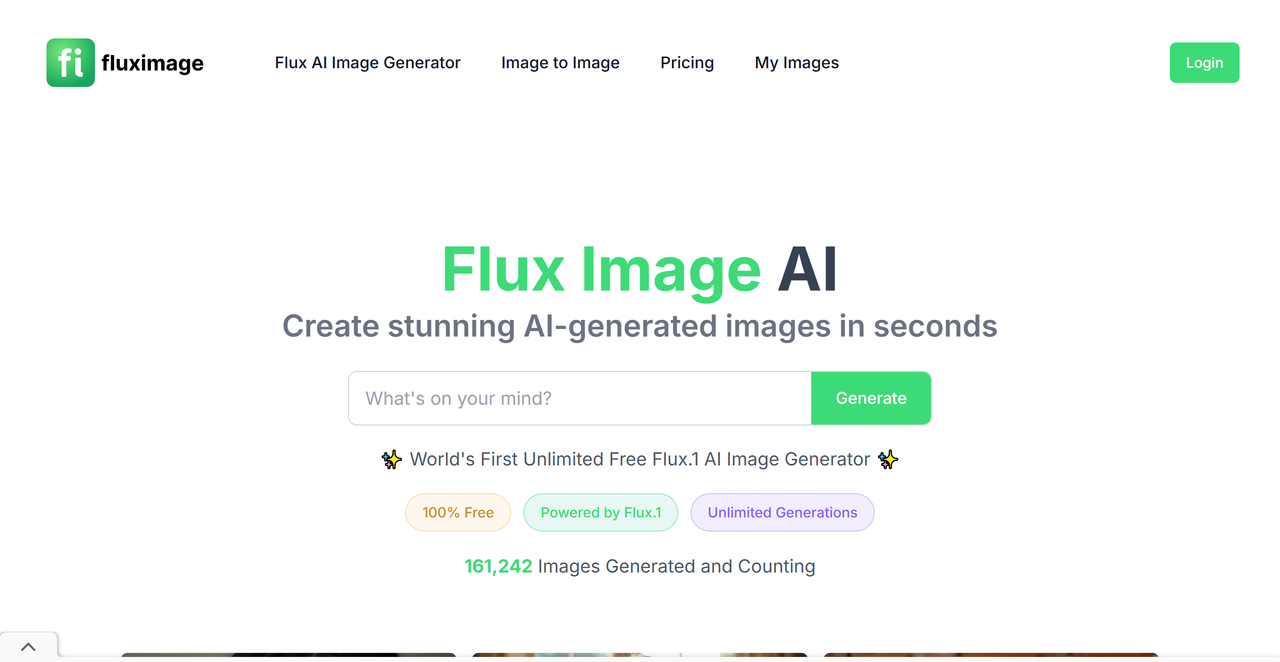 Flux AI Image Generator 截图