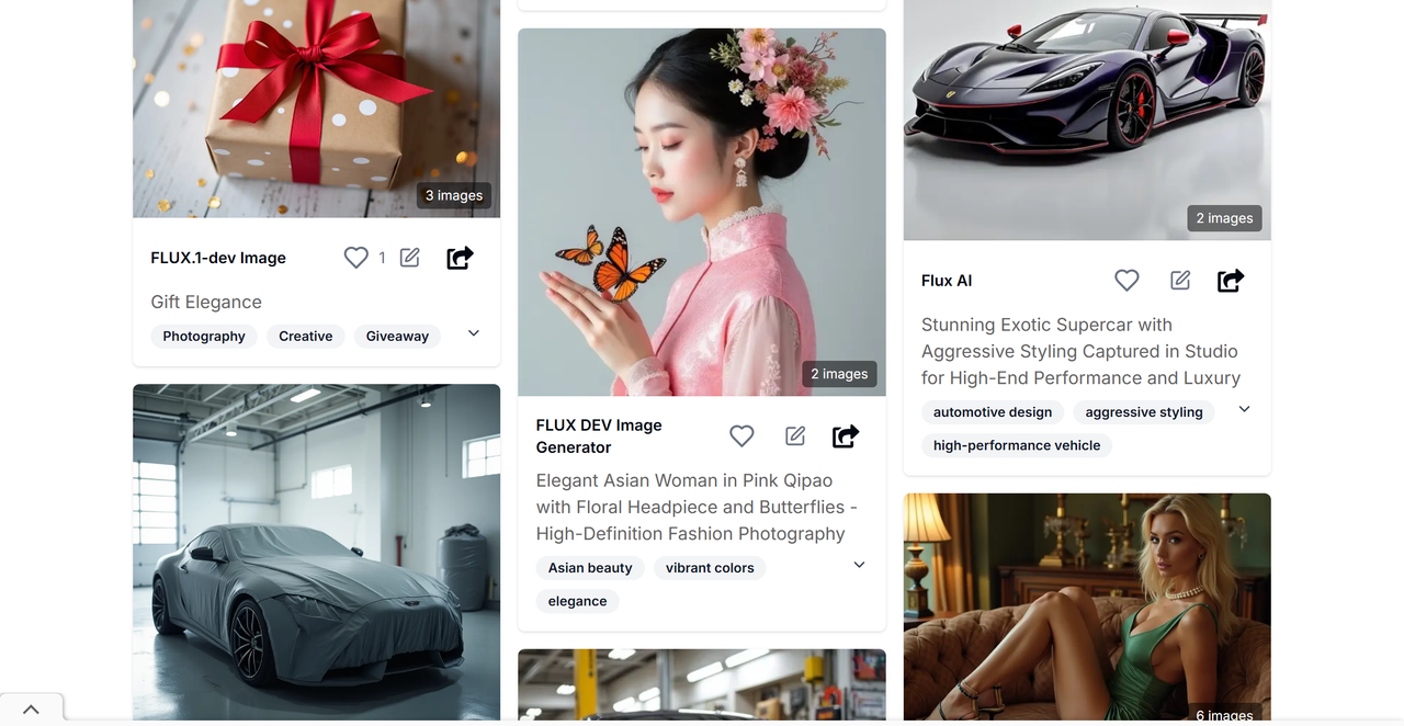 Flux AI Image Generator 截图