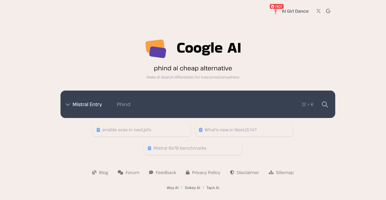 Phind AI 截图