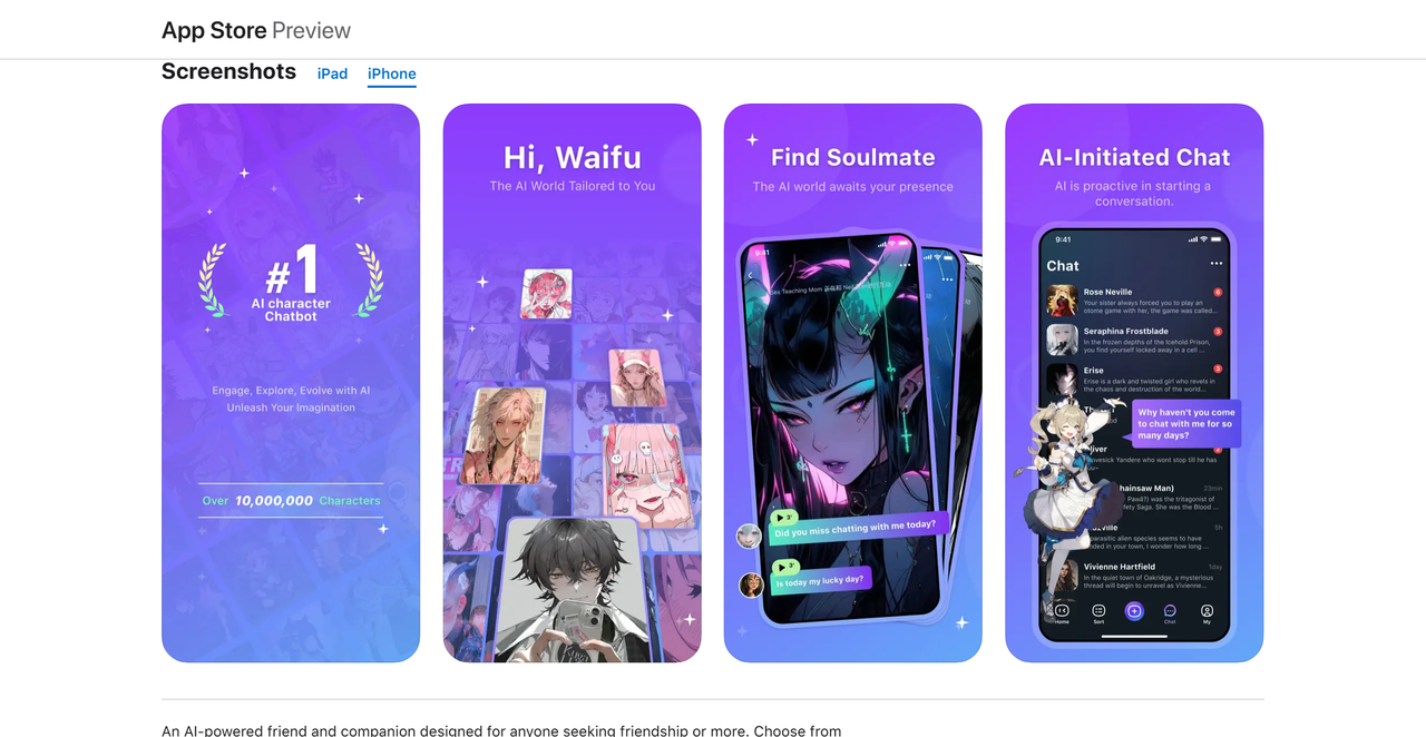 HiWaifu 截图