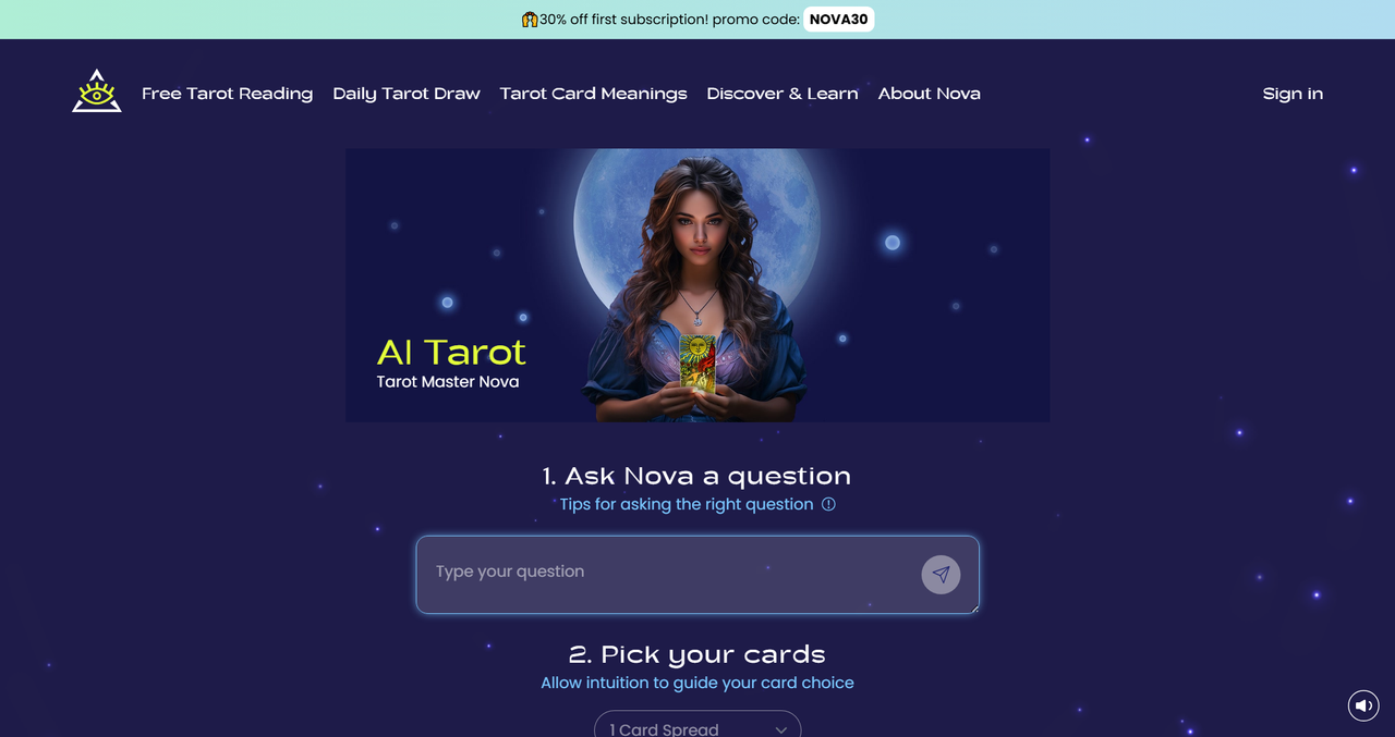 AI Tarot Nova 截图