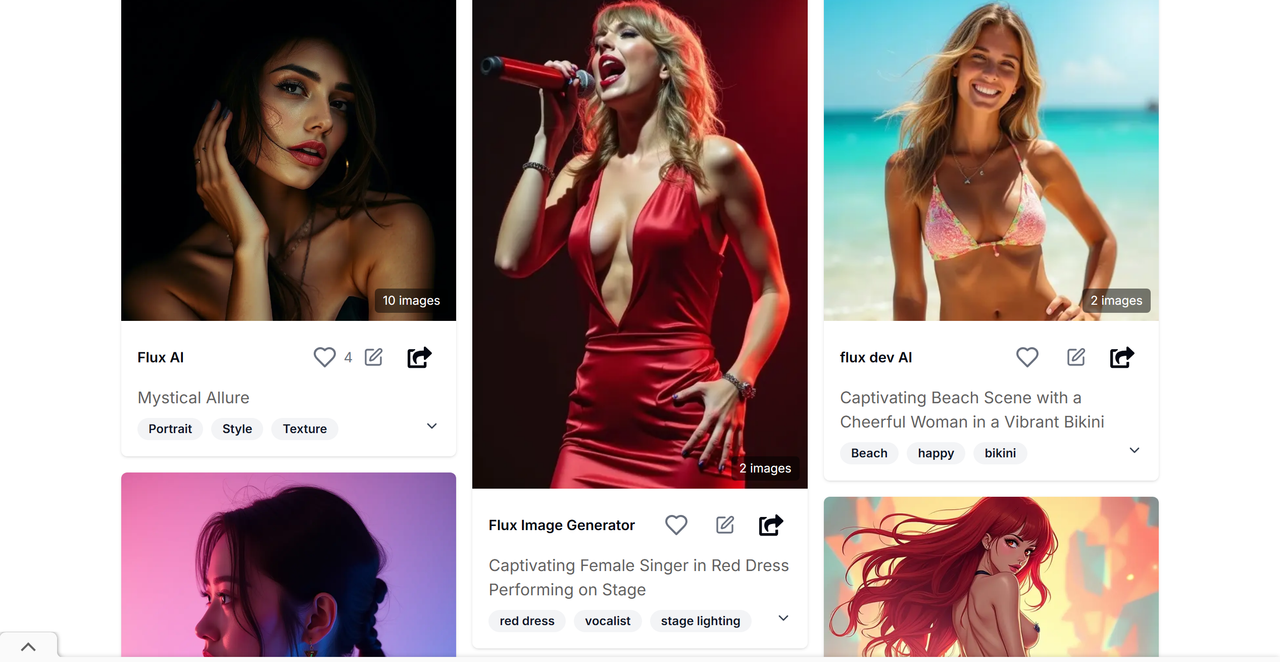 Flux AI Image Generator 截图