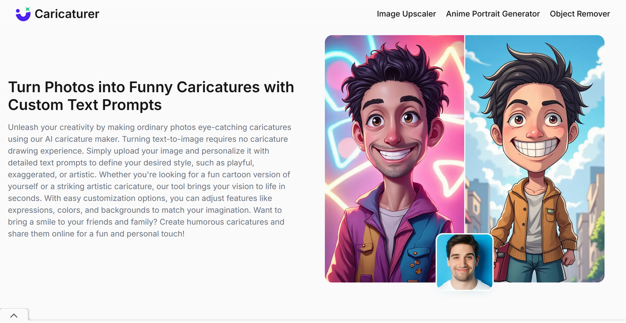 Caricaturer.io 截图
