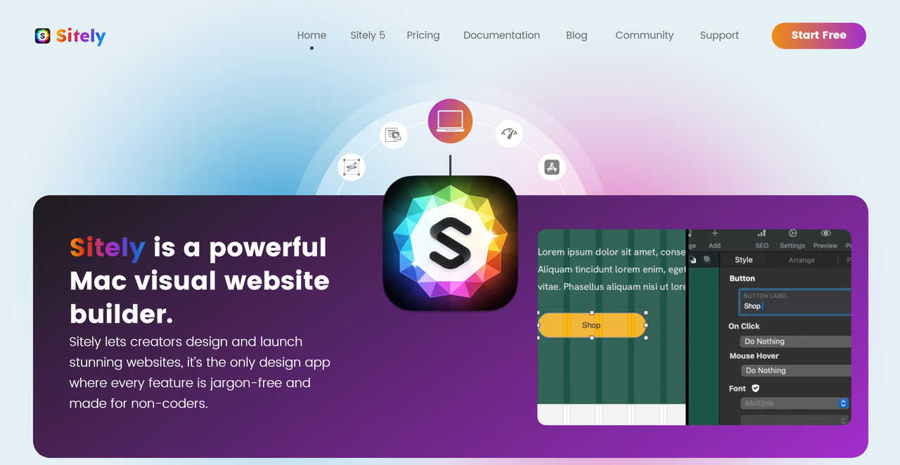 Sitely 截图