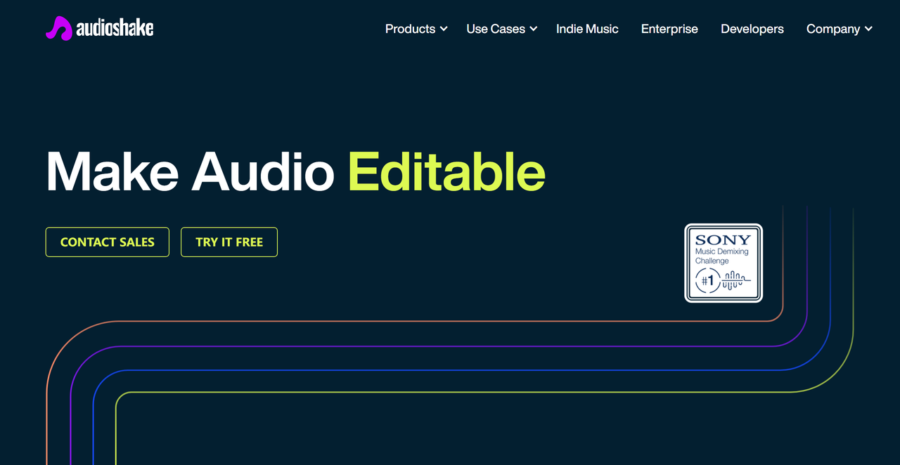 AudioShake 截图