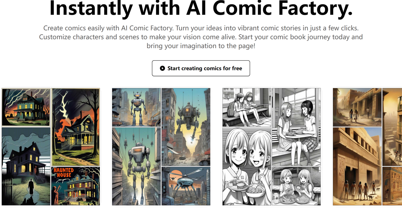 AI Comic Factory 截图