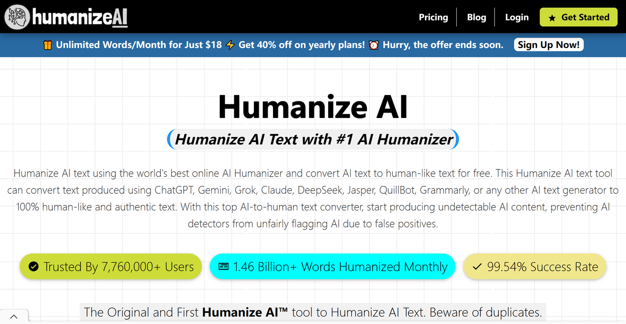 Humanize AI 截图