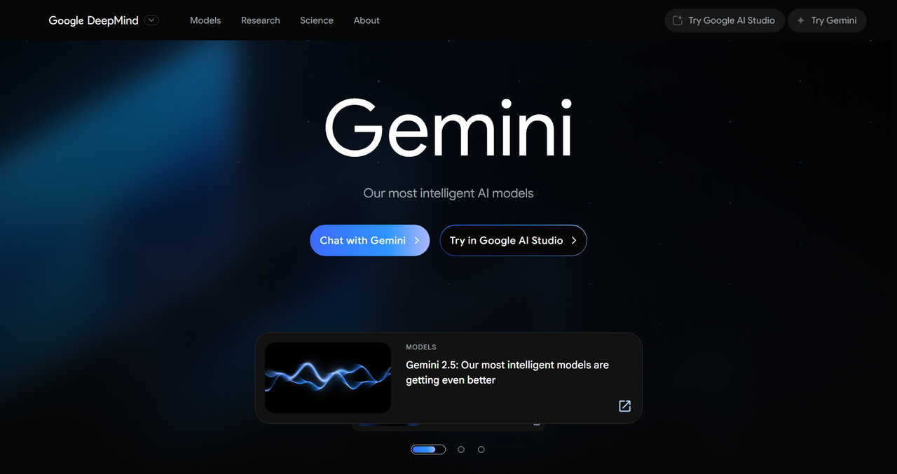 Google Gemini 截图