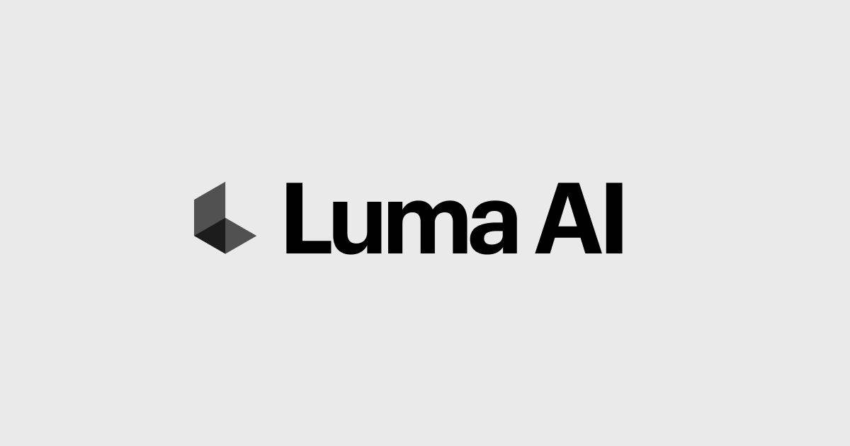 Luma AI 截图