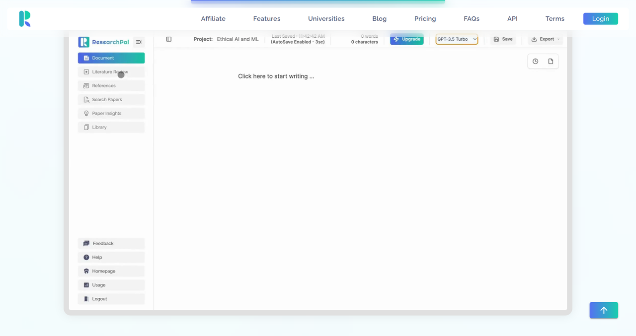 ResearchPal 截图