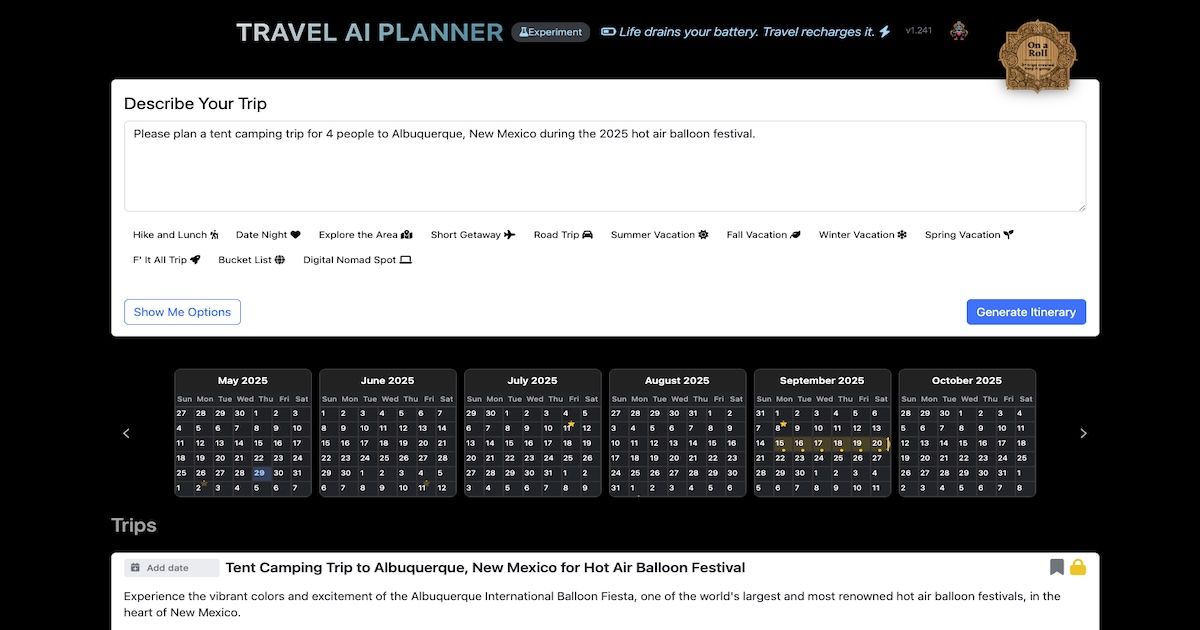 Travel AI Planner 截图