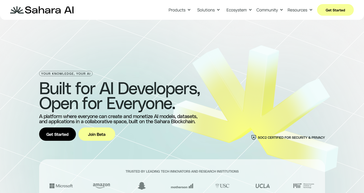 Sahara AI 截图