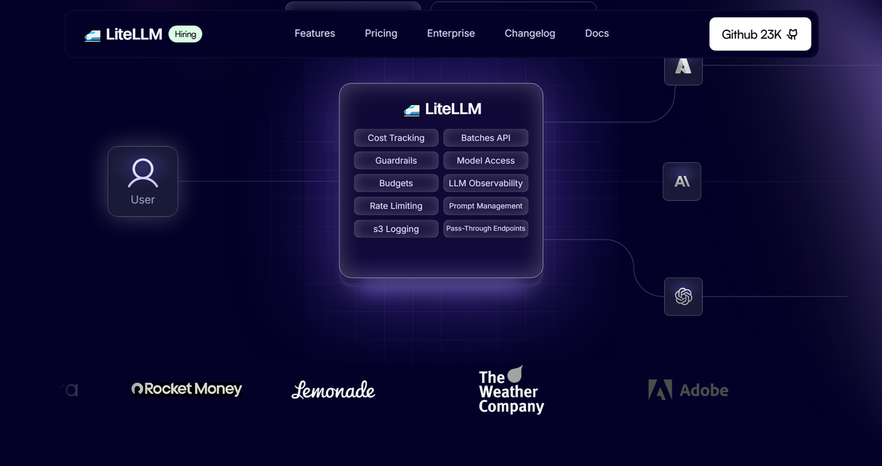 LiteLLM 截图