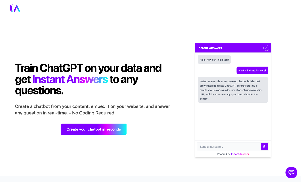 Instant Answers 截图