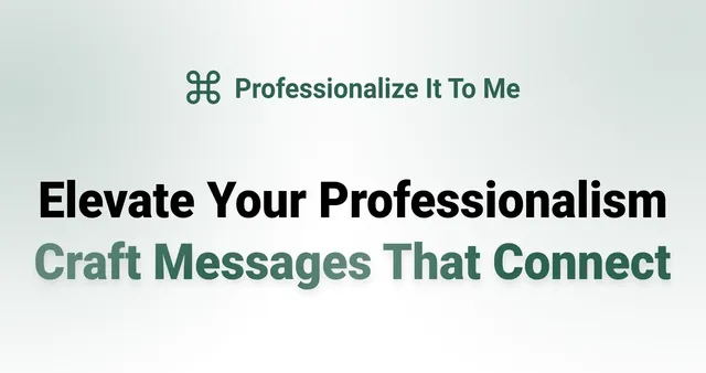ProfessionalizeItTo.me