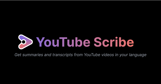 YouTube Scribe