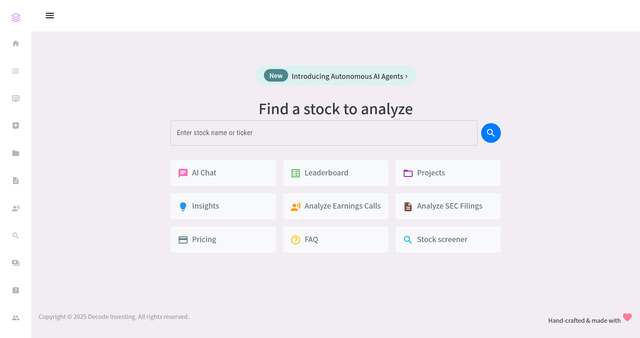 Decode Investing