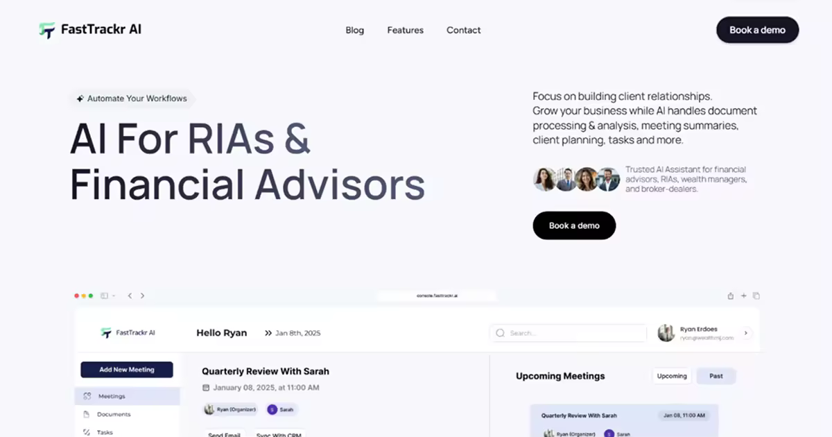 FastTrackr AI 截图