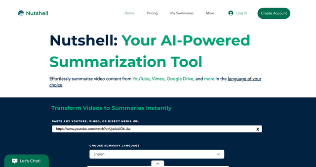 Nutshell Summaries