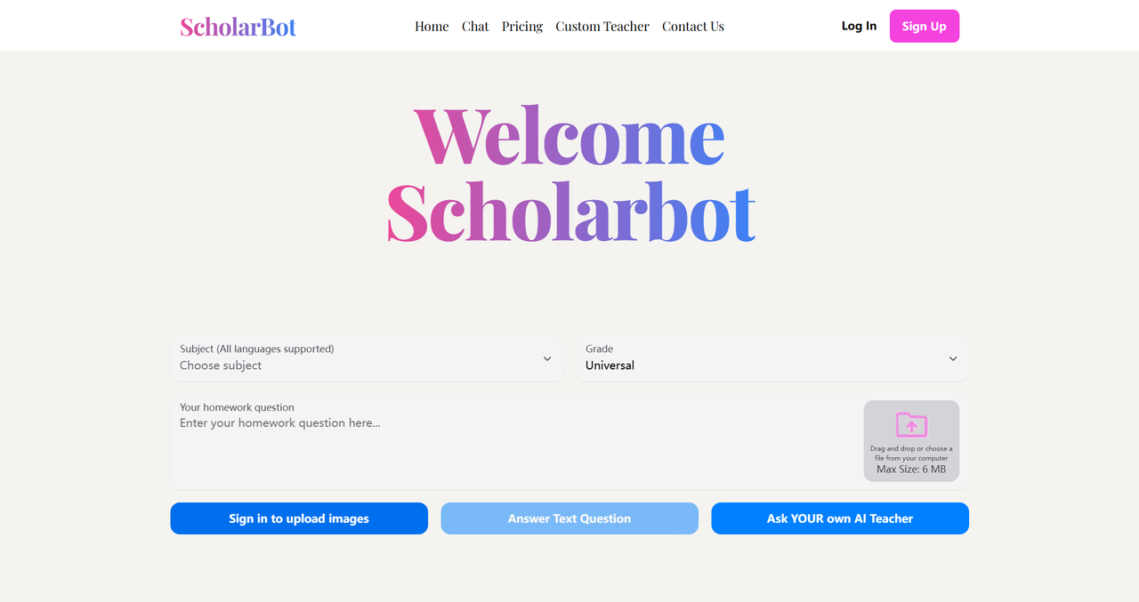 ScholarBot 截图