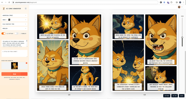 AI Comic Generator